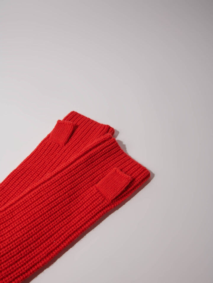 Guanti senza dita lana e cashmere