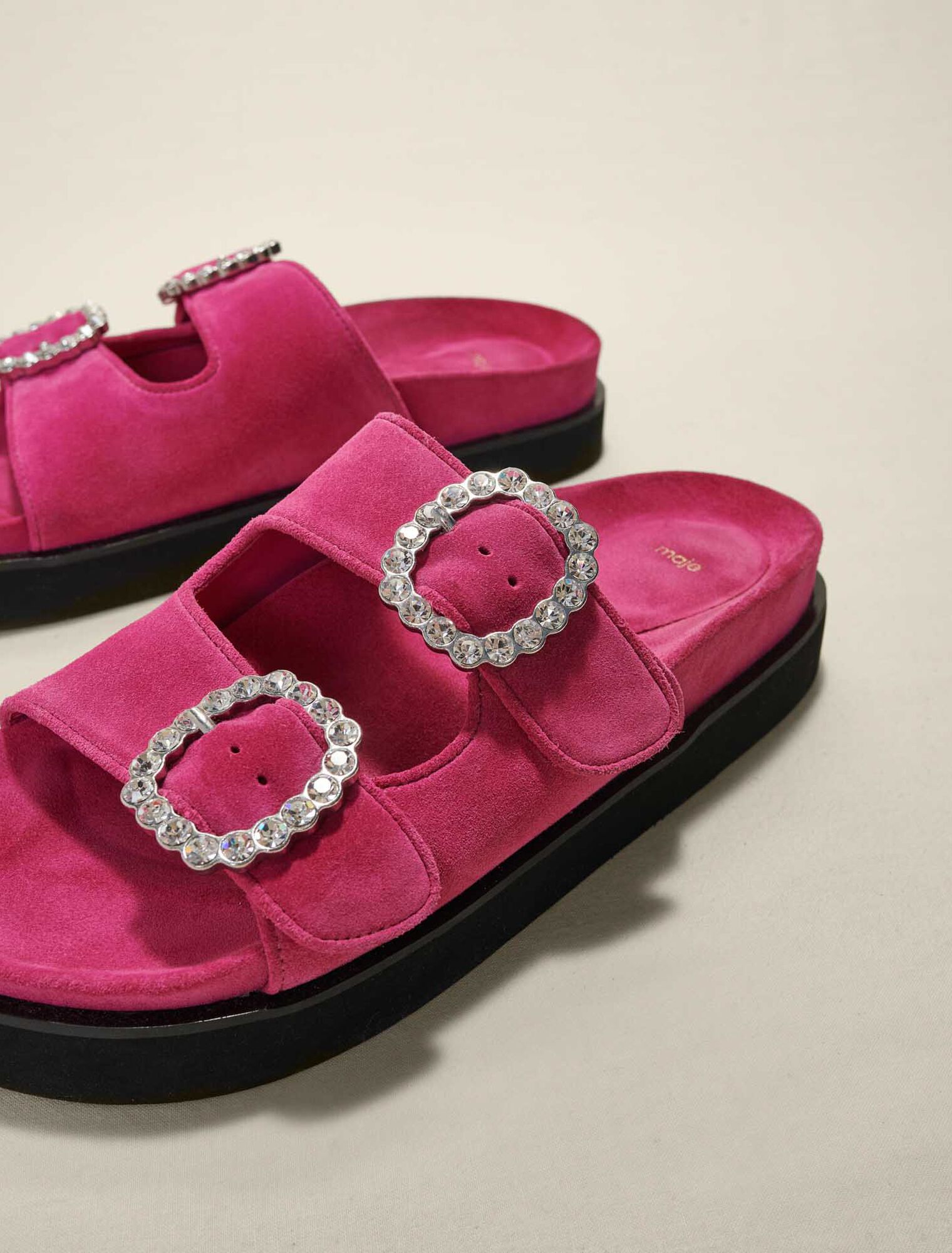Sandali con plateau e strass
