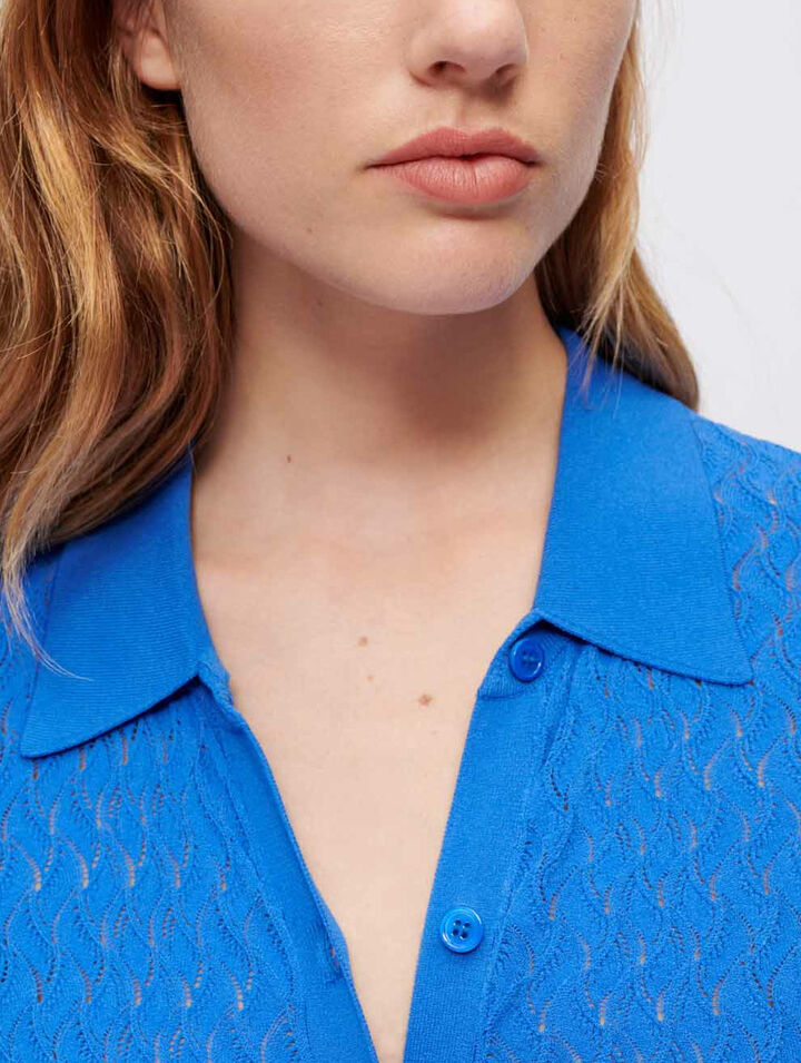 Cardigan a punta