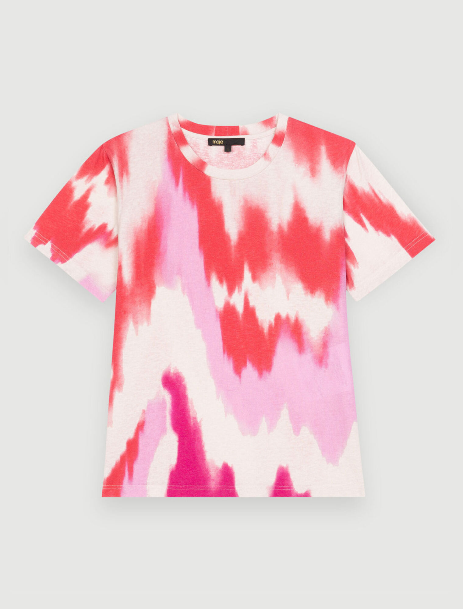 Maglietta fucsia tie and dye