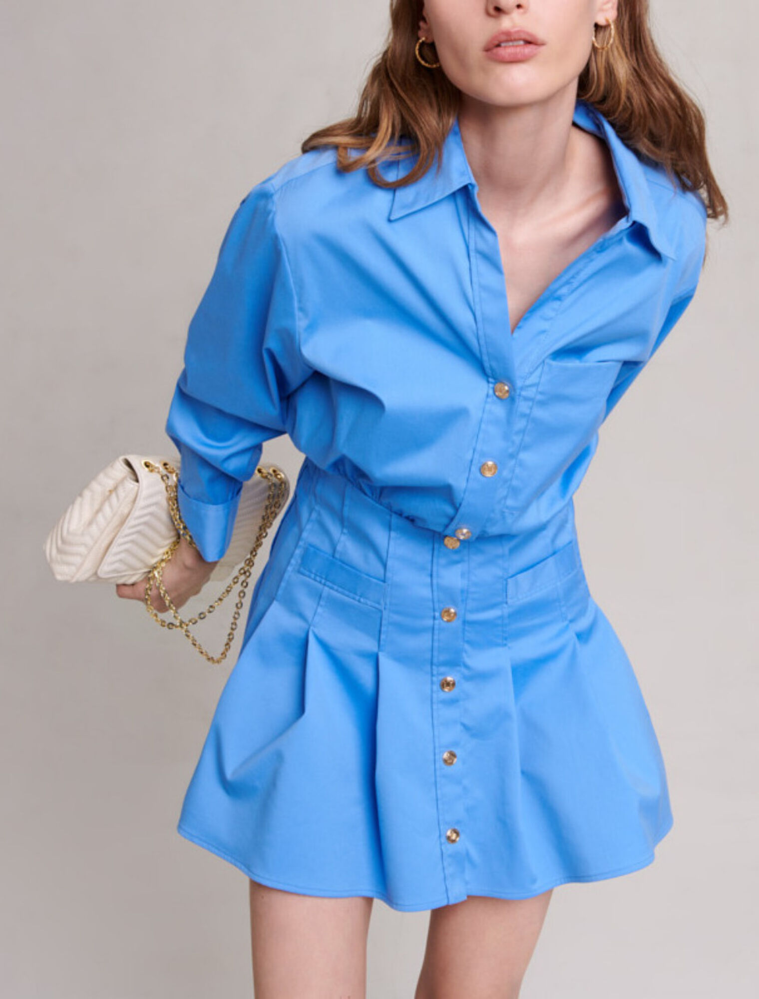 Abito a camicia corto