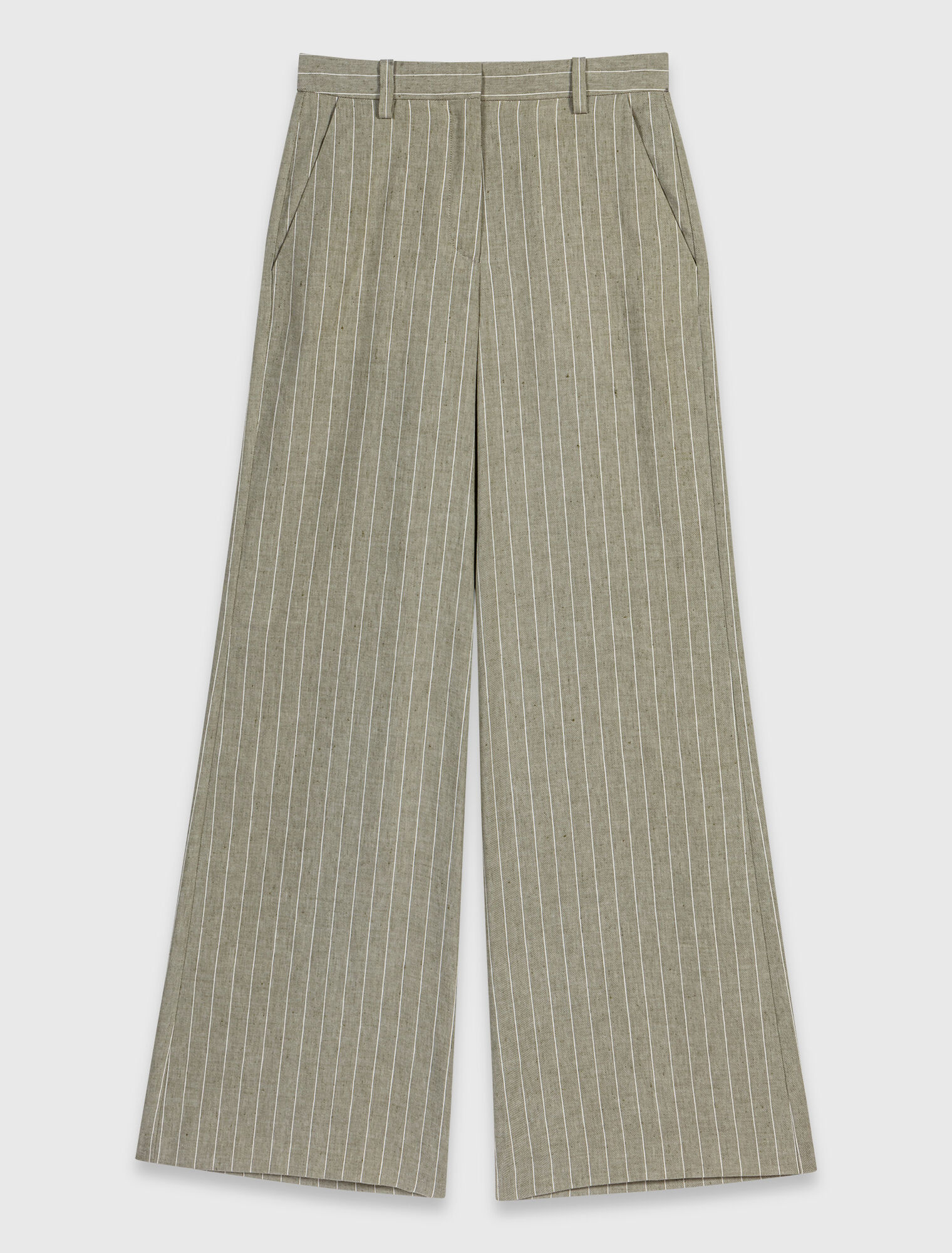 Pantaloni da tailleur misto lino