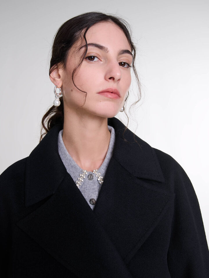 Cappotto double face medio lungo