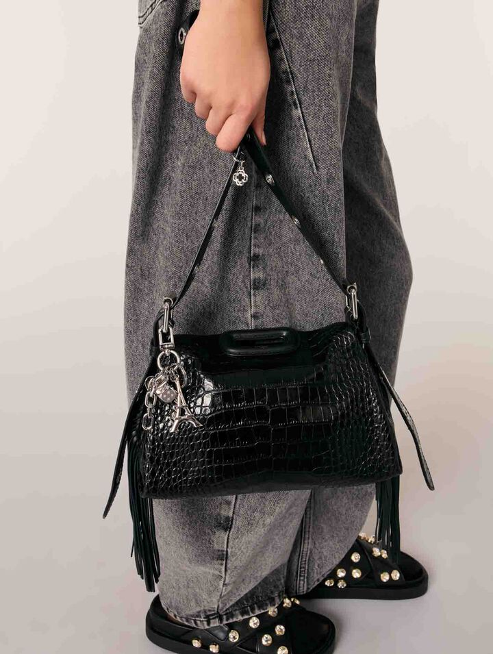 Borsa Miss M Mini in pelle goffrata