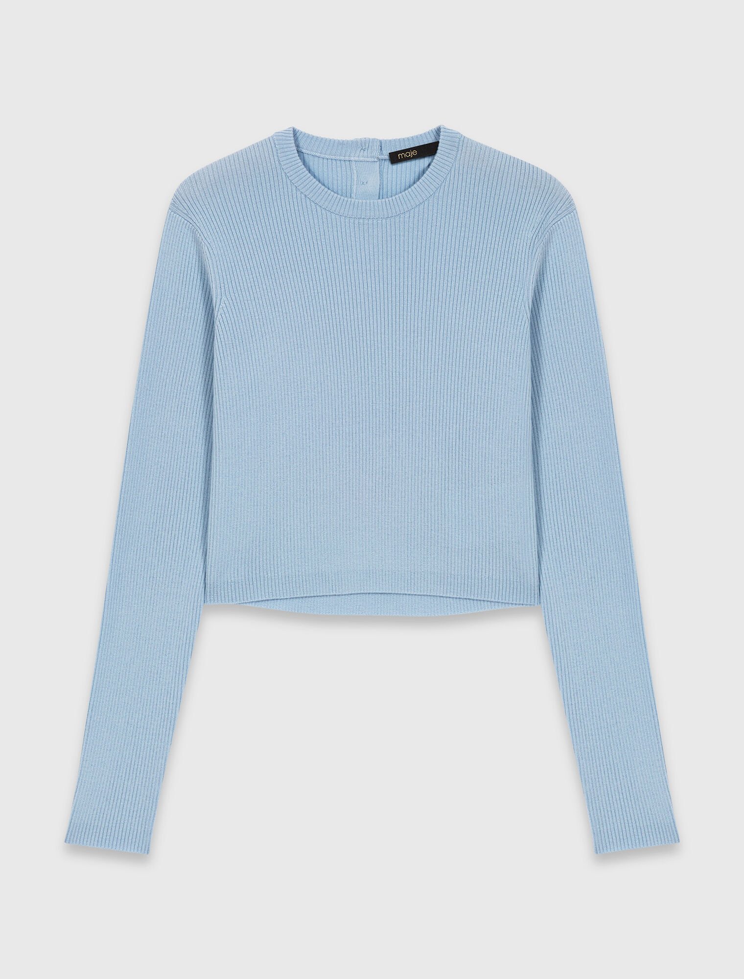 Maglione con bottoni gioiello