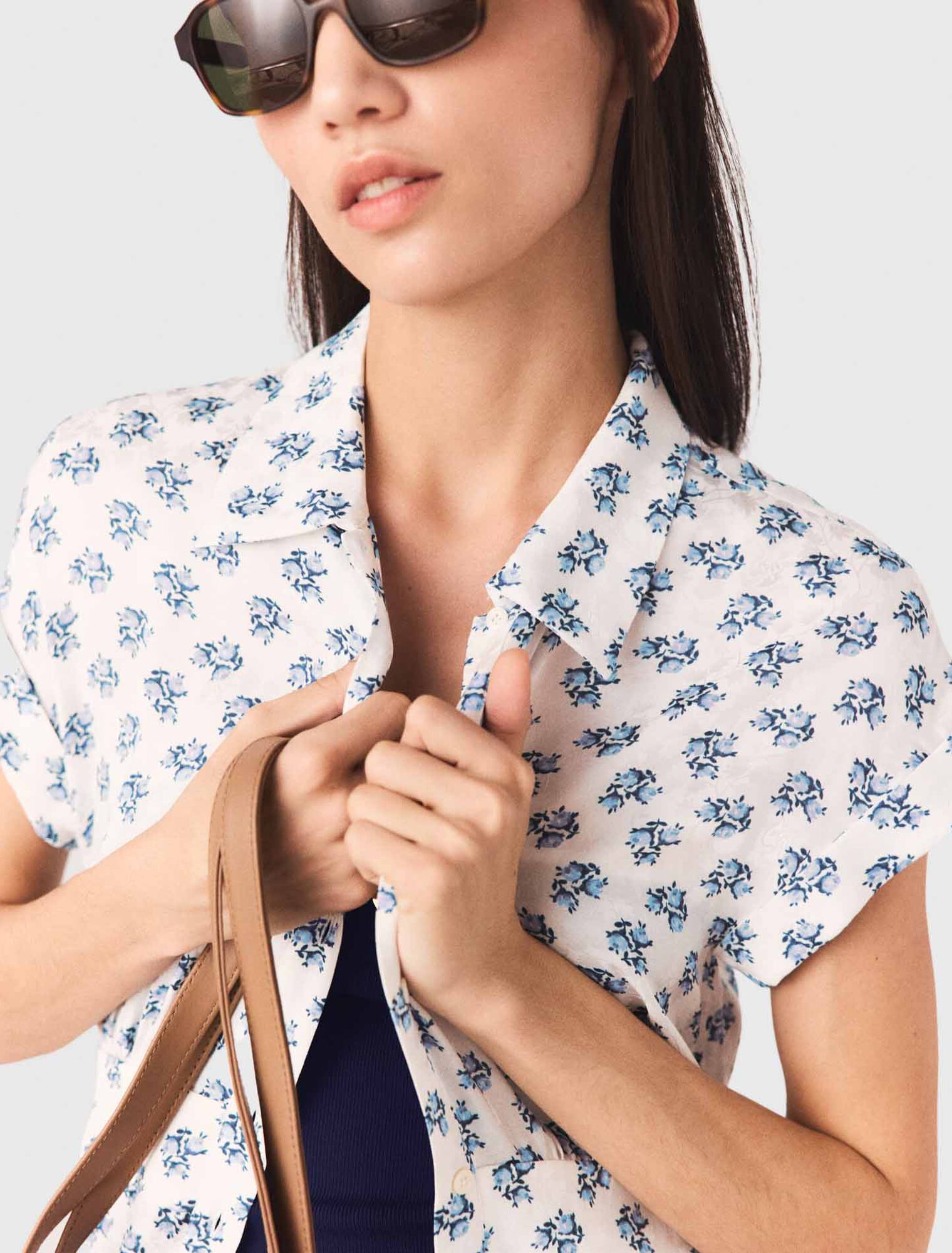 Abito lungo con stampa jacquard