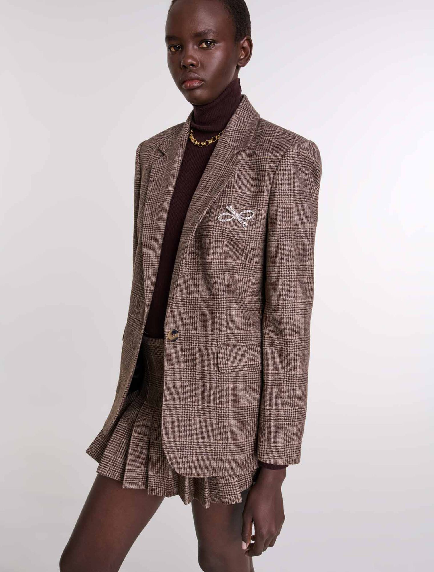 Giacca da tailleur a quadri