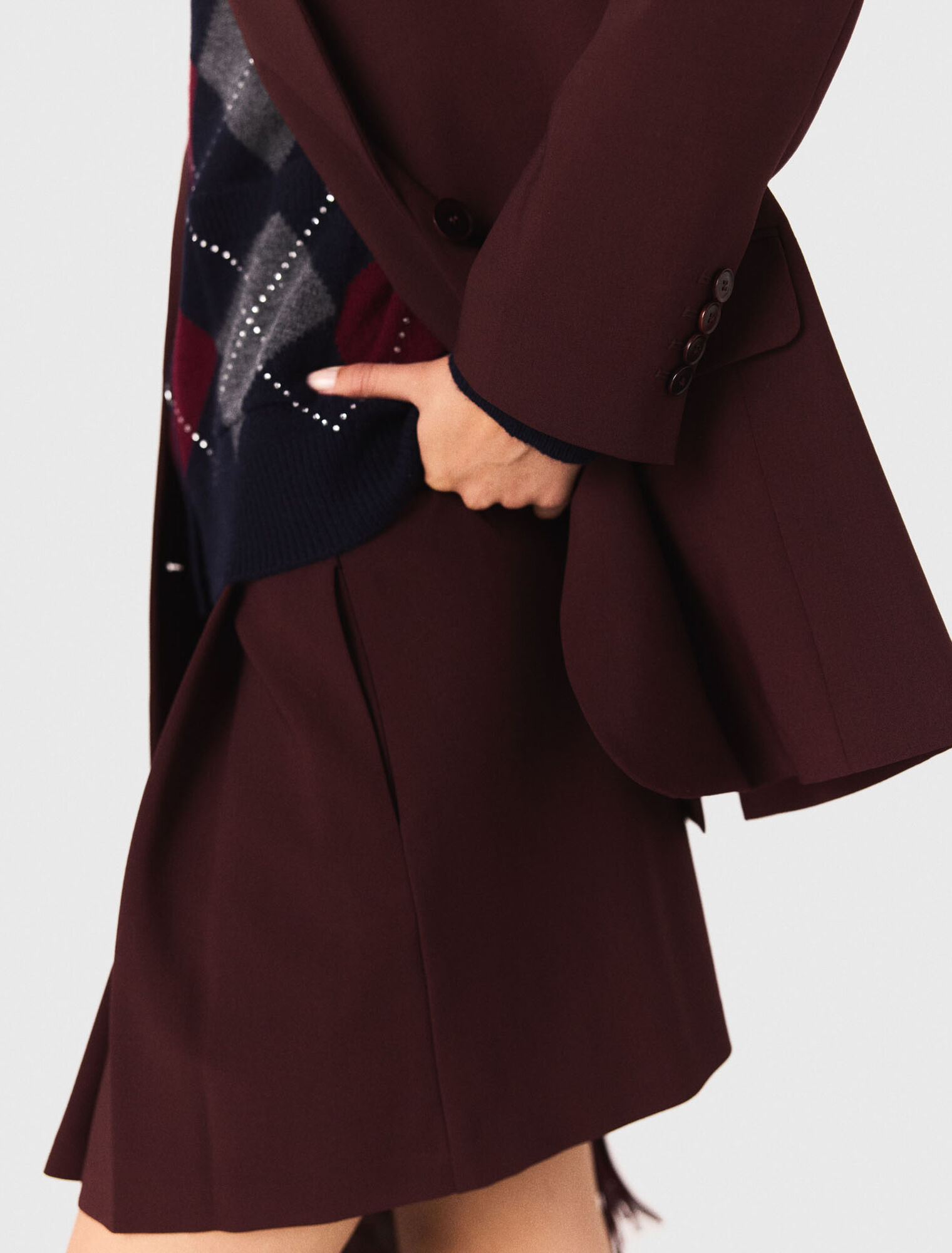Giacca da tailleur con cintura
