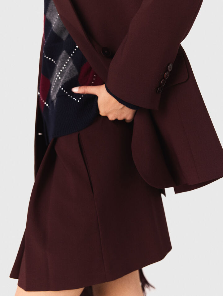 Giacca da tailleur con cintura
