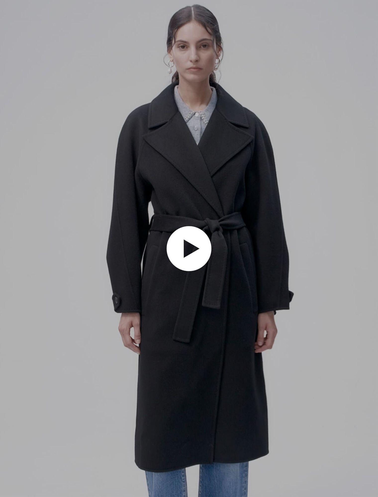 Cappotto double face medio lungo