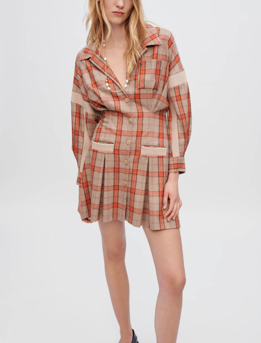 Abito camicia a quadri 2025