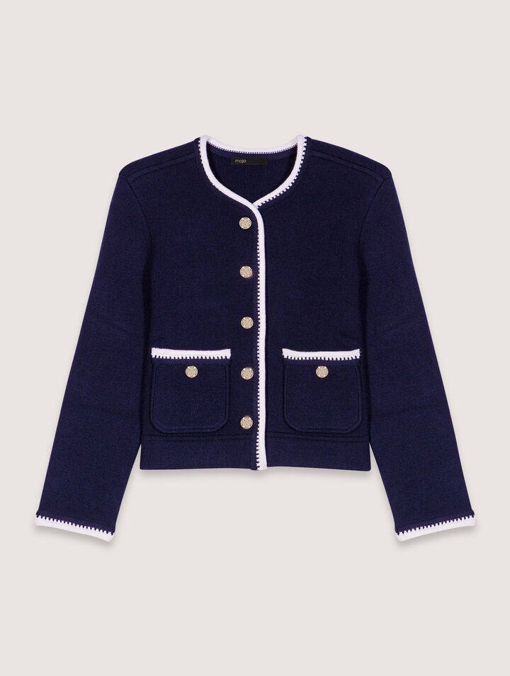 Cardigan in misto lana 