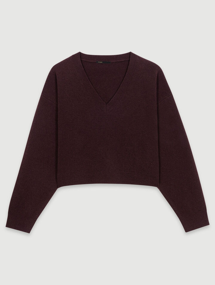 Pullover scollo a V