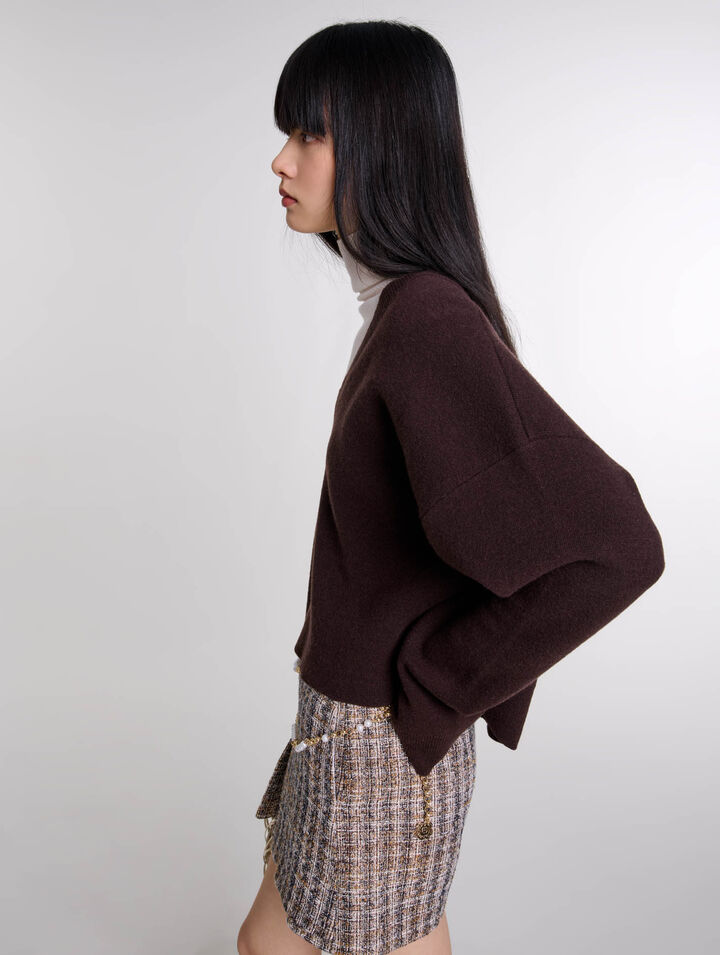 Pullover scollo a V