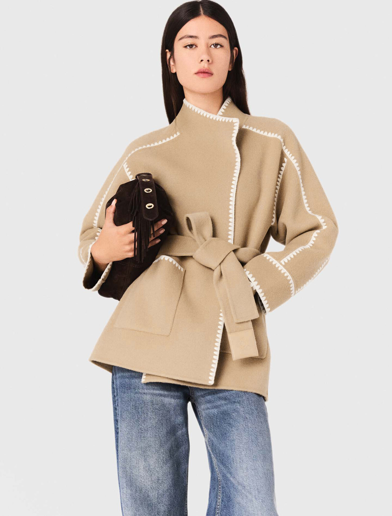 Cappotto corto double face