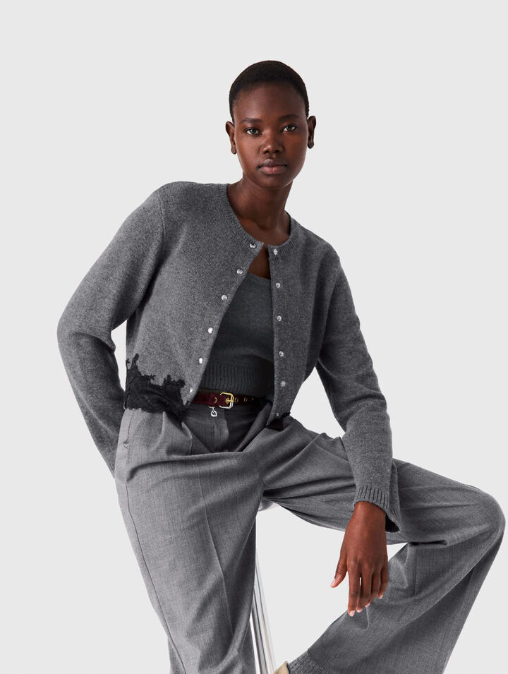 Twinset con finiture in pizzo