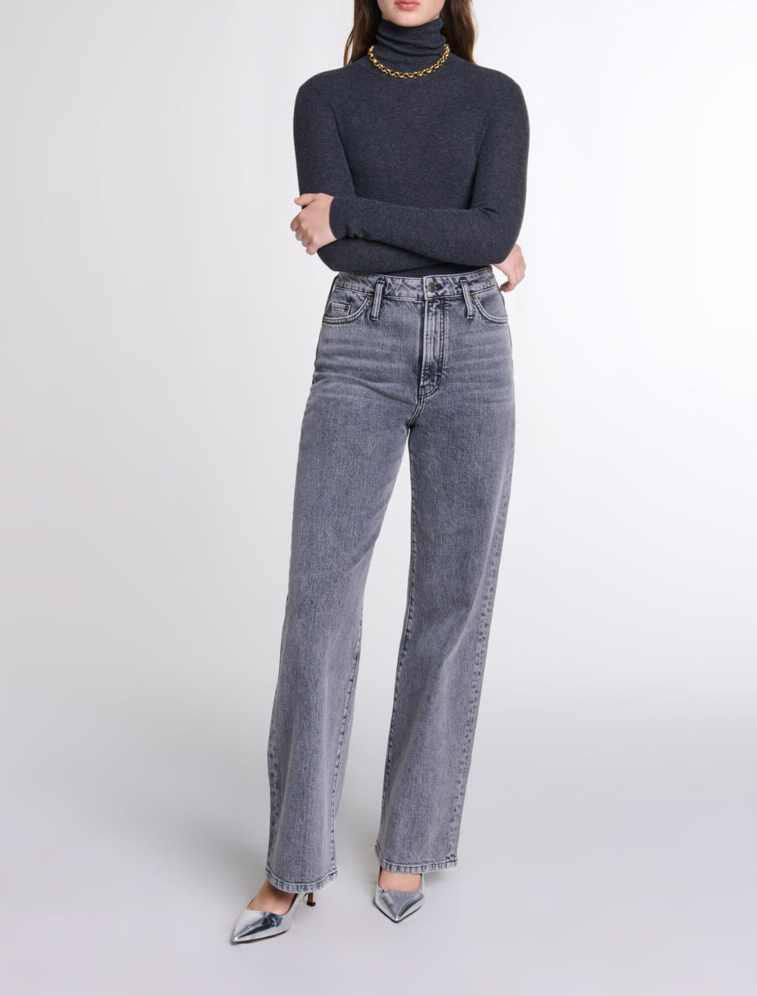 Maglione in lana e seta