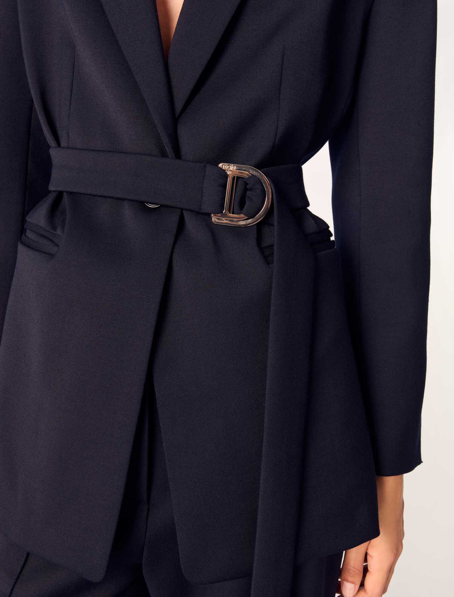 Giacca tailleur retro plissettato
