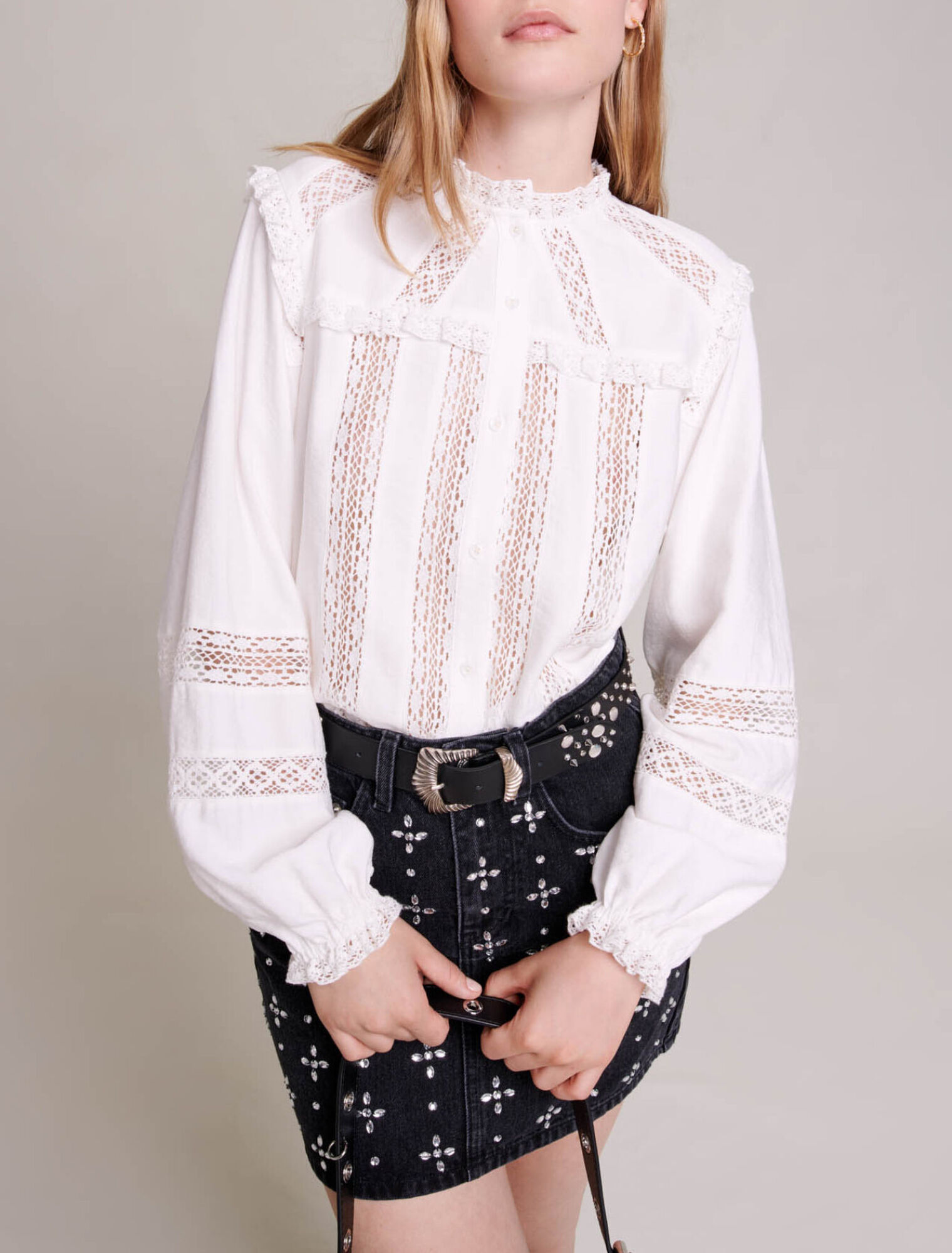 Camicia traforata