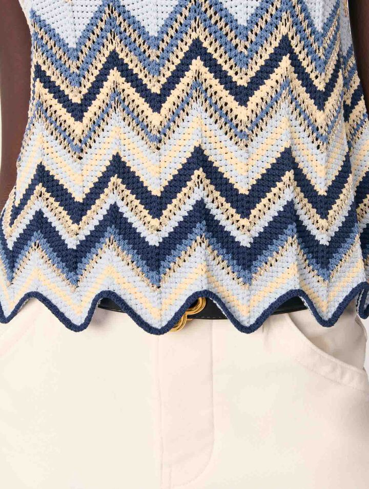 Top in crochet