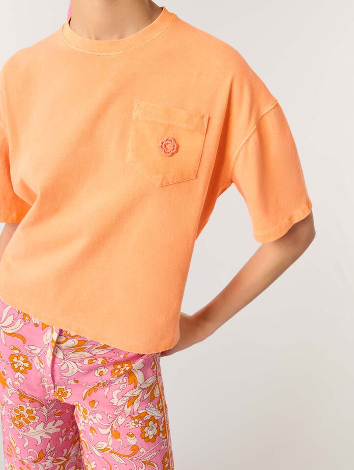 T-shirt con logo bijou