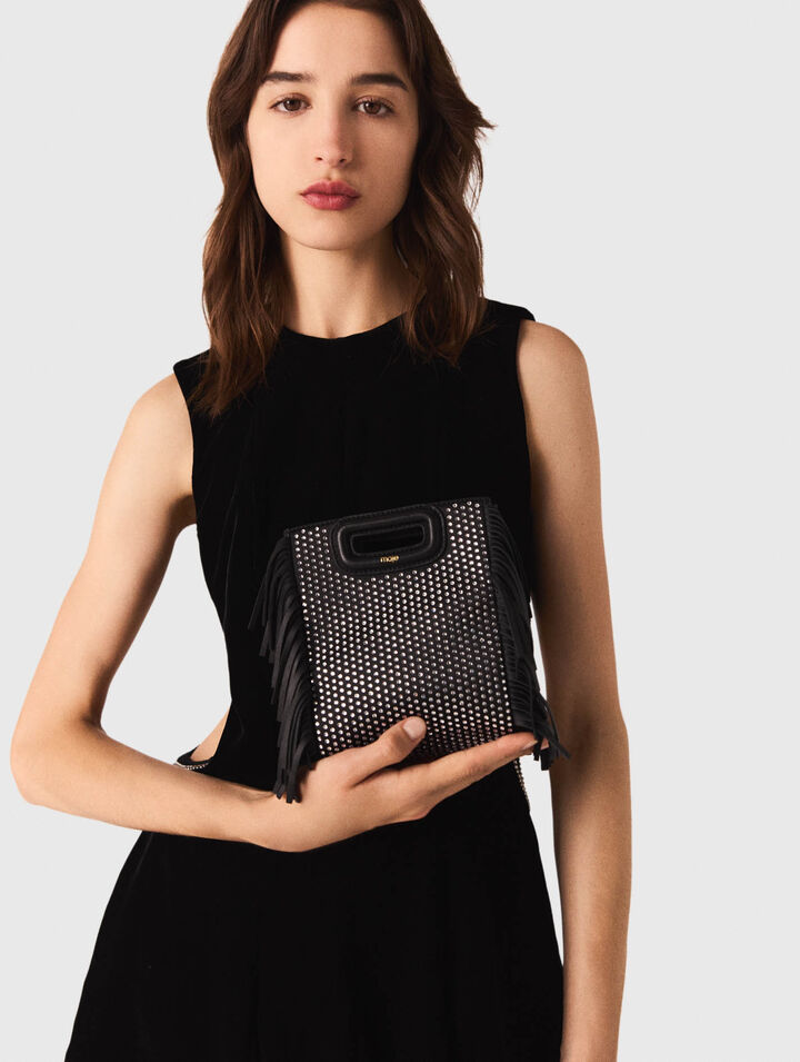 Borsa M mini con strass