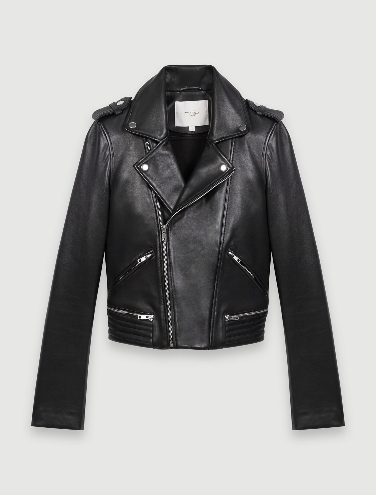 Giubbotto in pelle stile biker