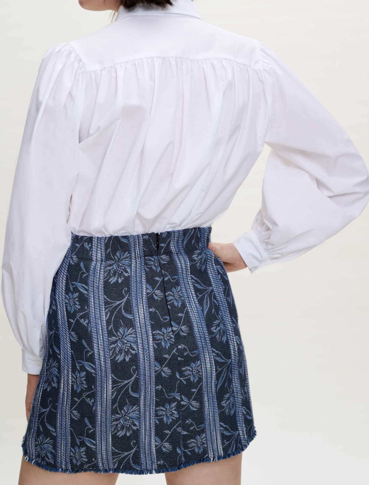 Pantaloncini trompe l'oeil jacquard