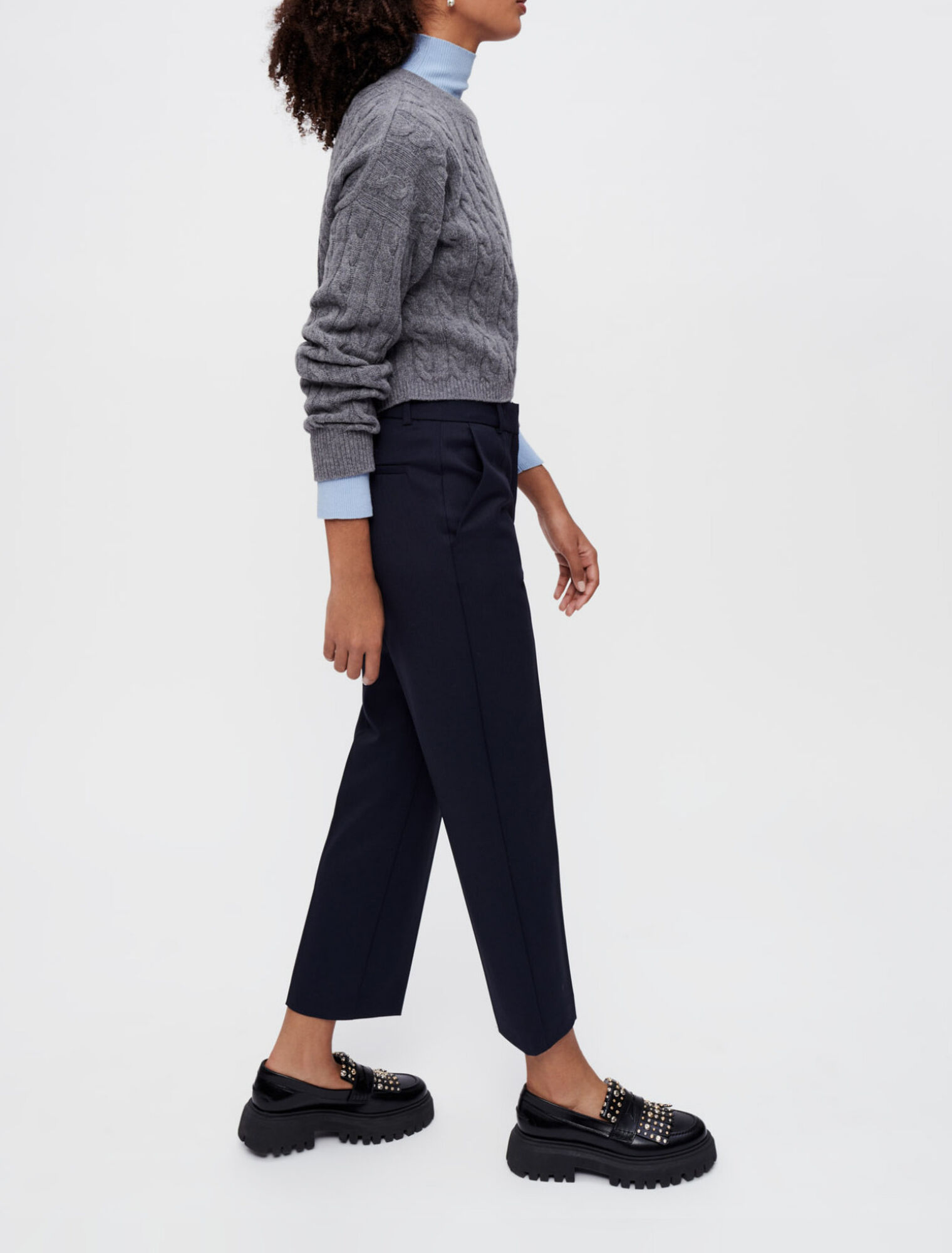 Pantaloni da abito a gamba dritta
