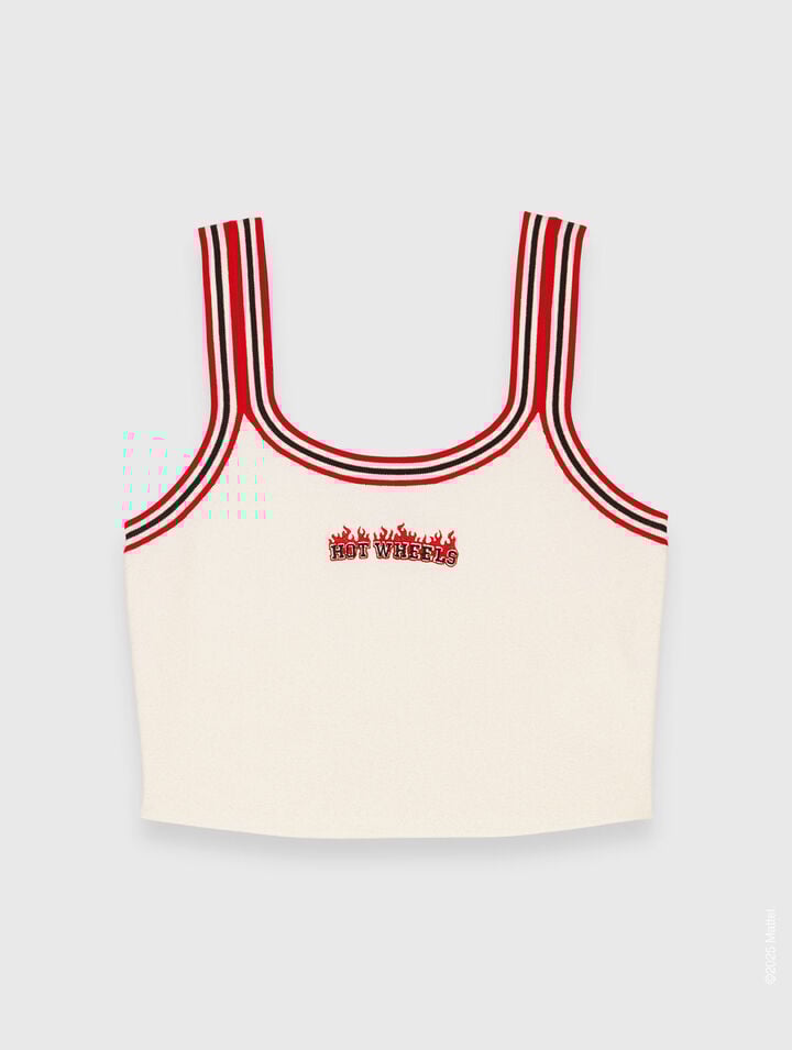 Top corto in maglia