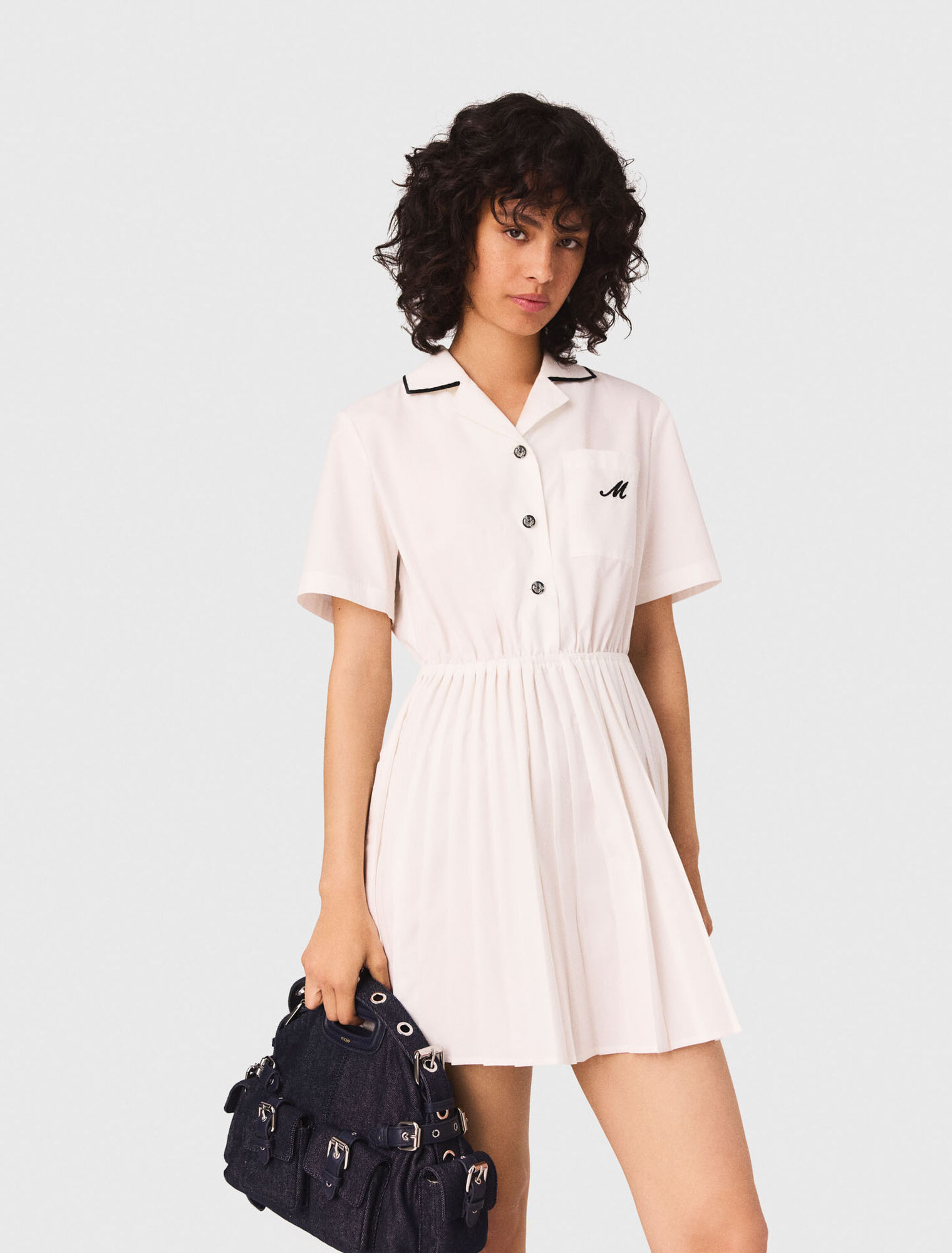 Abito camicia maniche corte