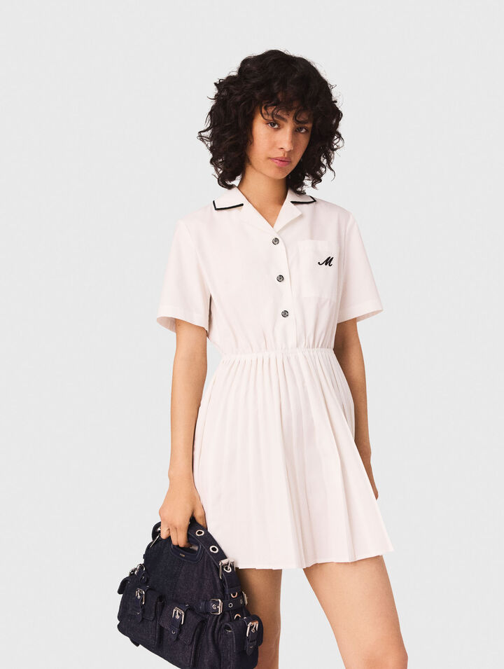 Abito camicia maniche corte