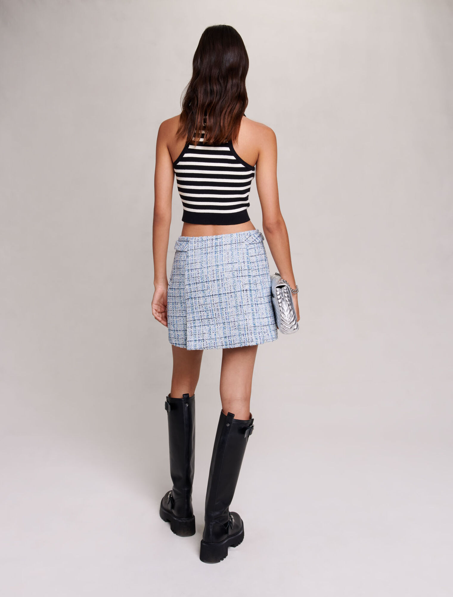 Crop top a righe