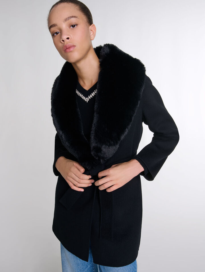Cappotto double face medio lungo