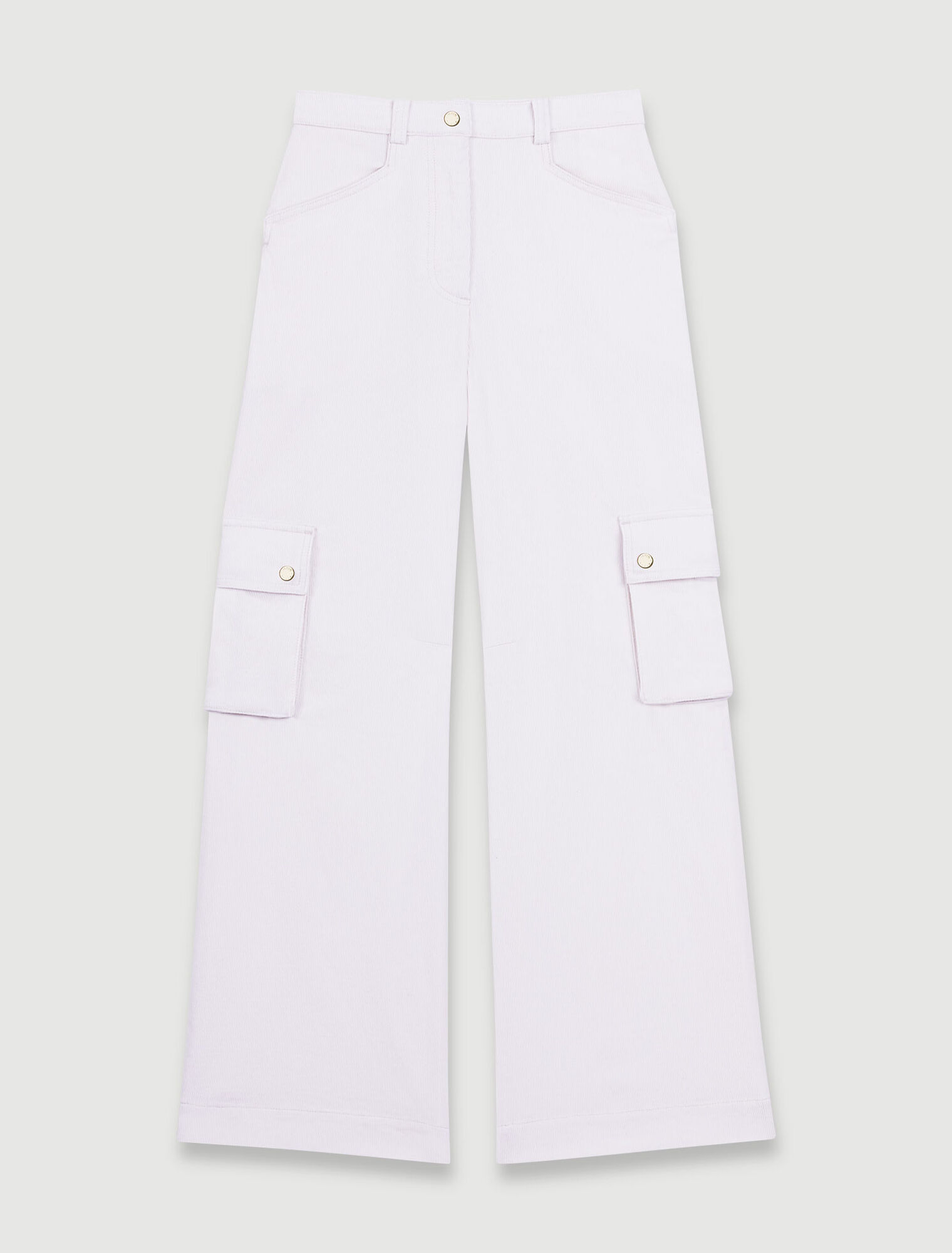 Pantaloni cargo in velluto