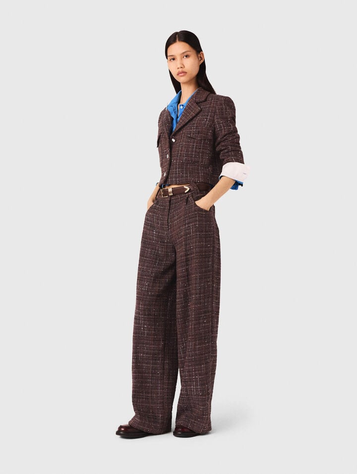 Pantaloni in tweed