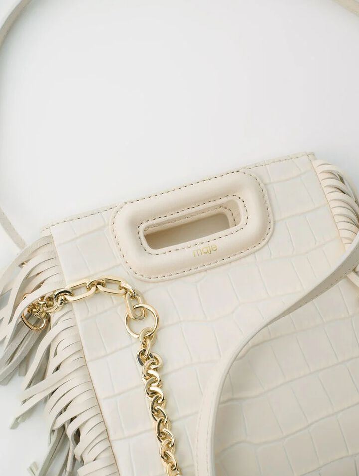 Borsa M Mini in pelle di coccodrillo