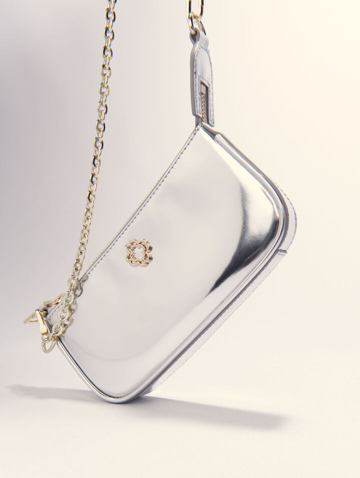 Sarah pochette in pelle specchiata