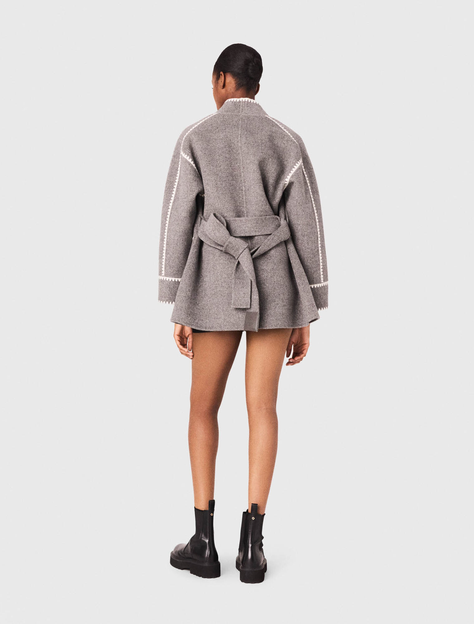 Cappotto corto double face