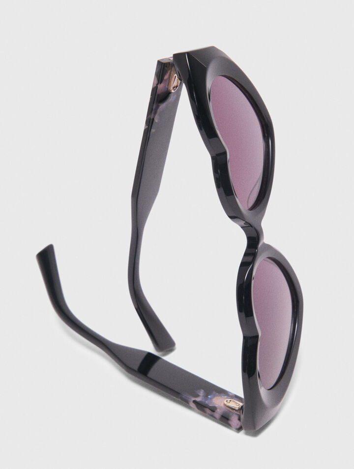 Occhiali da sole a cuore