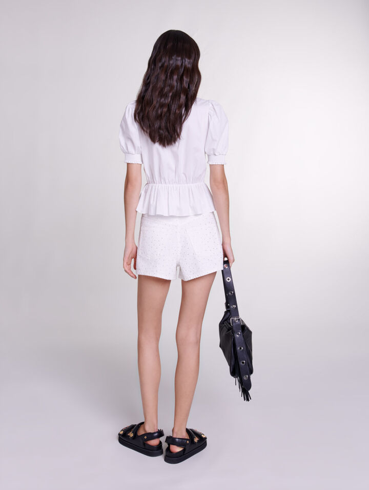 Camicia a punto smock