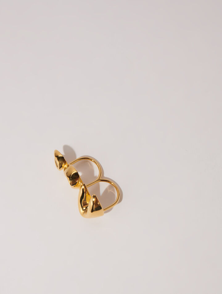 Anello triplo fortune cookie 