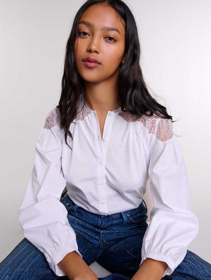 Camicia in pizzo