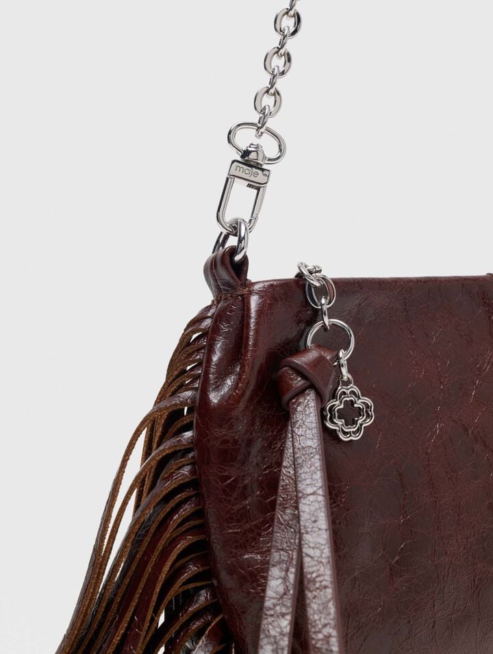 Pochette Miss M pouch pelle vernice
