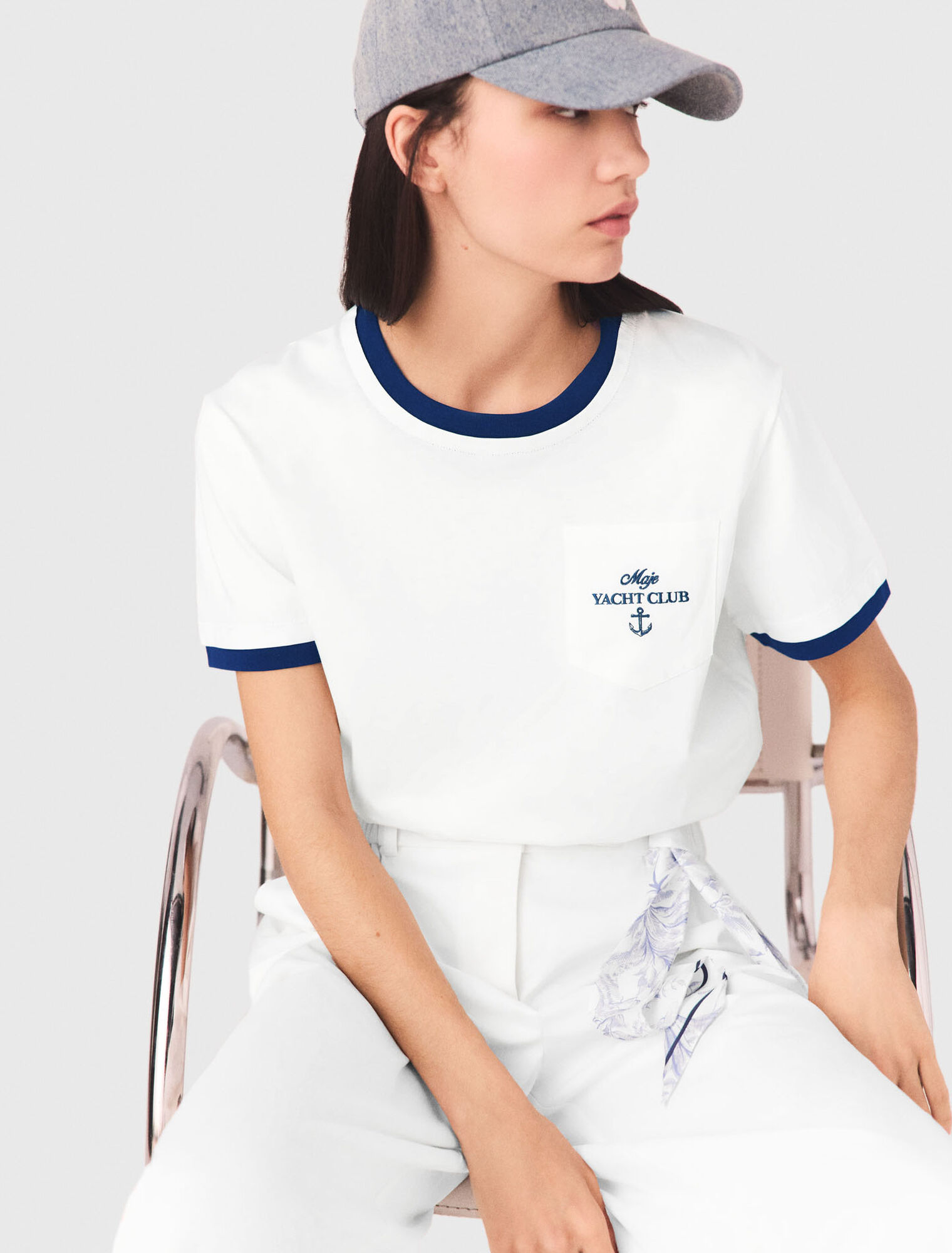 T-shirt effetto sovrapposto