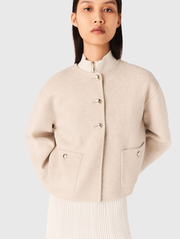 Cappotto corto in lana