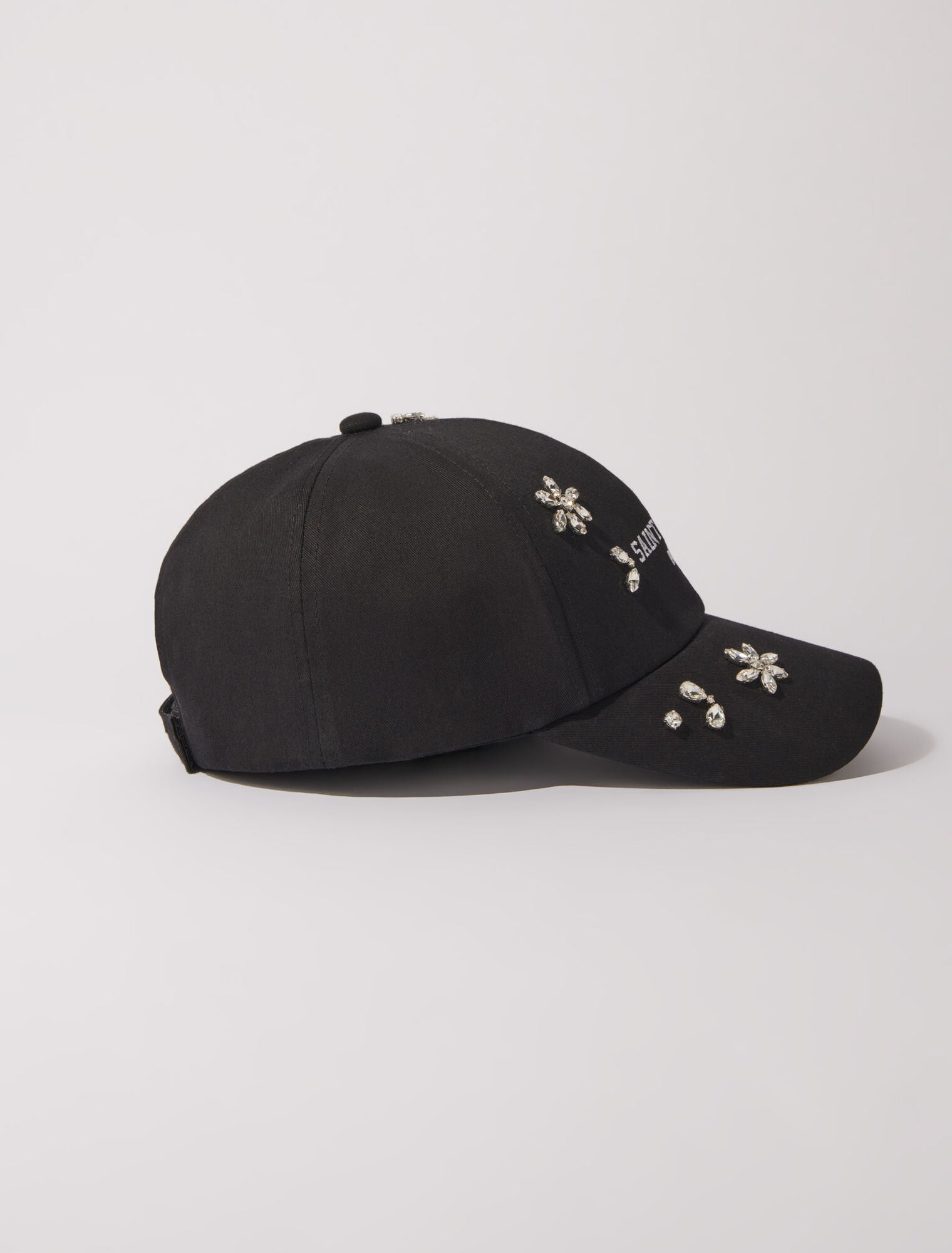 Cappellino di cotone con strass