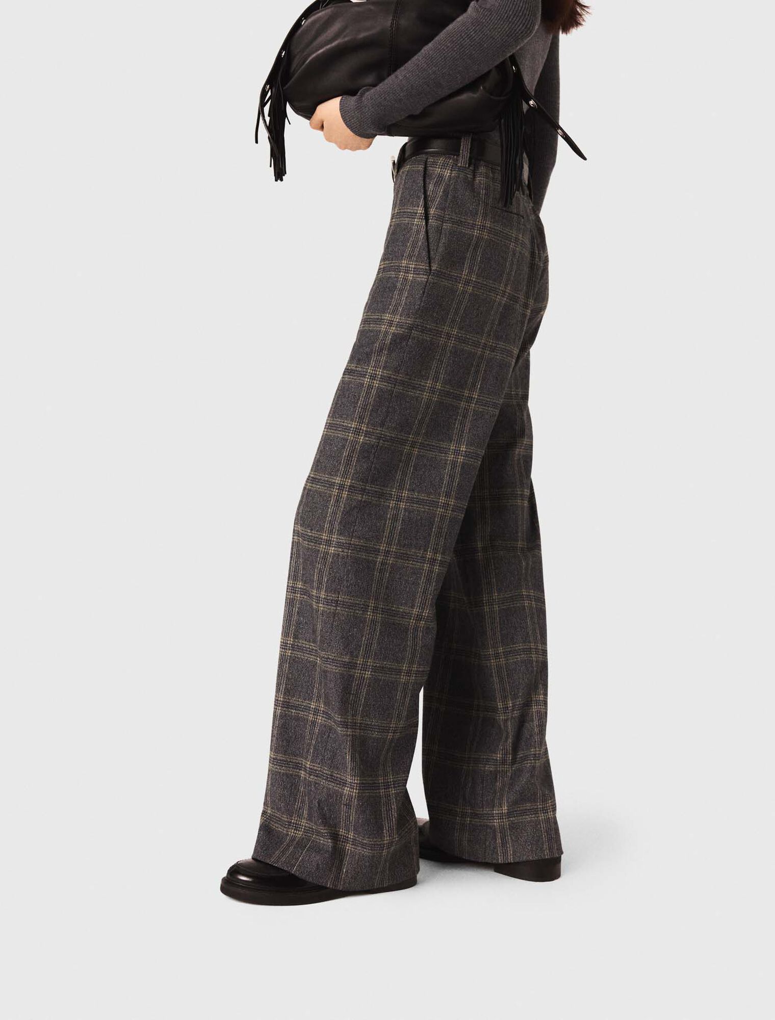 Pantaloni da tailleur a quadri
