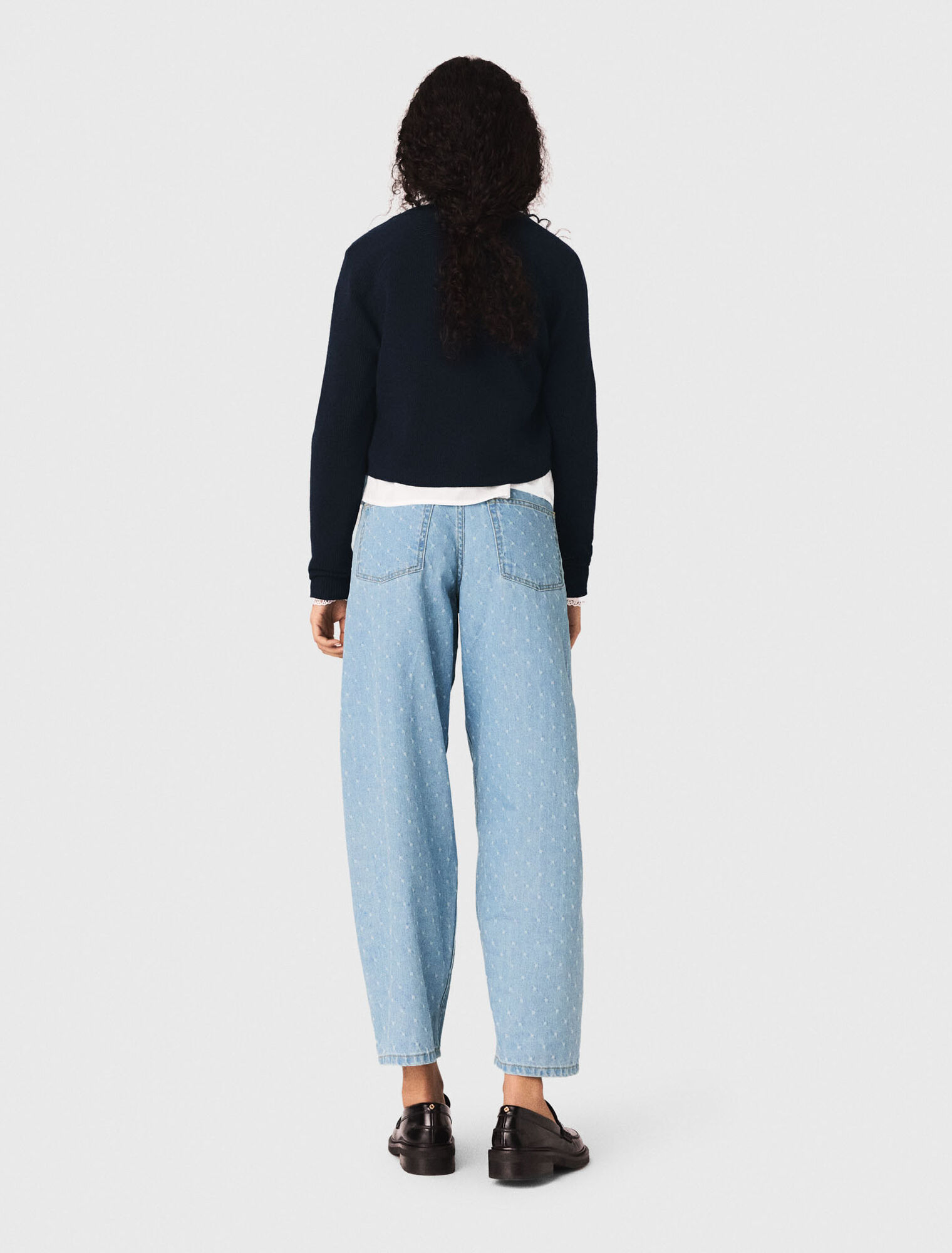 Cardigan bottoni fiocco gioiello