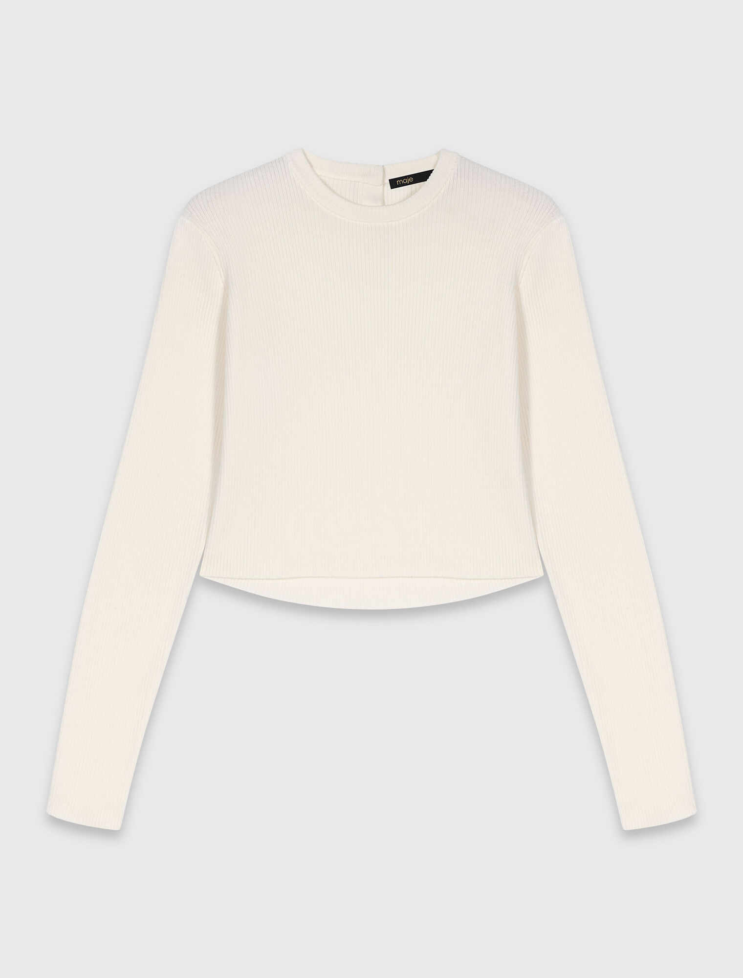 Maglione con bottoni gioiello